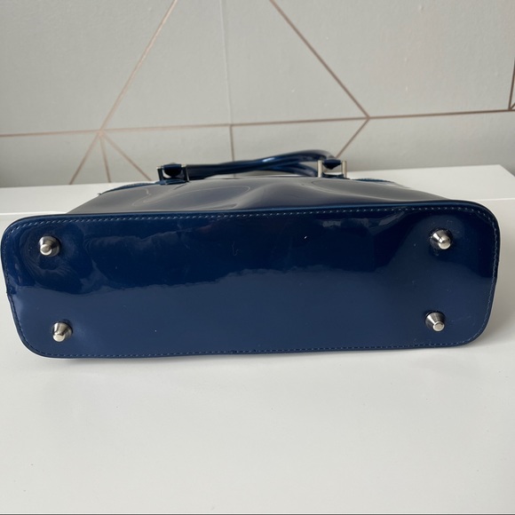 Beijo Blue Patent Purse - Picture 8 of 11